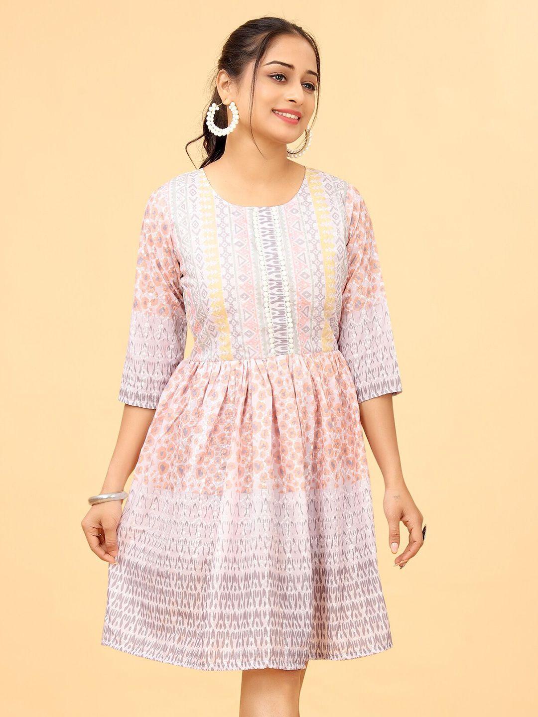 kesudi printed cotton dress