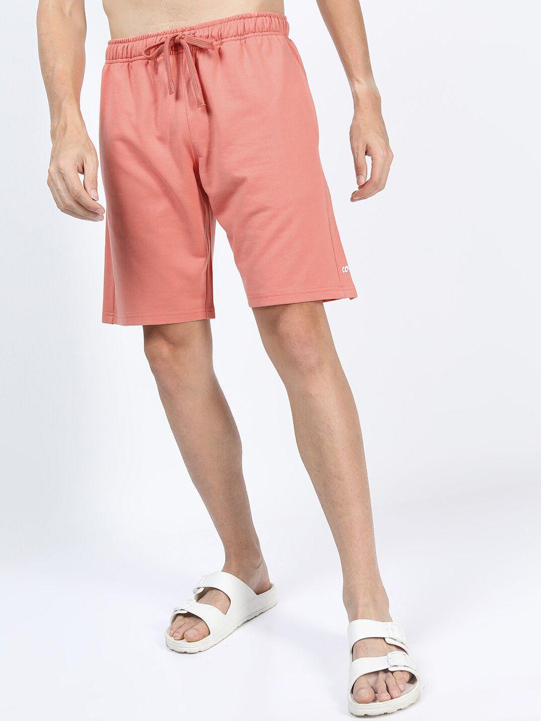 ketch men peach-coloured shorts