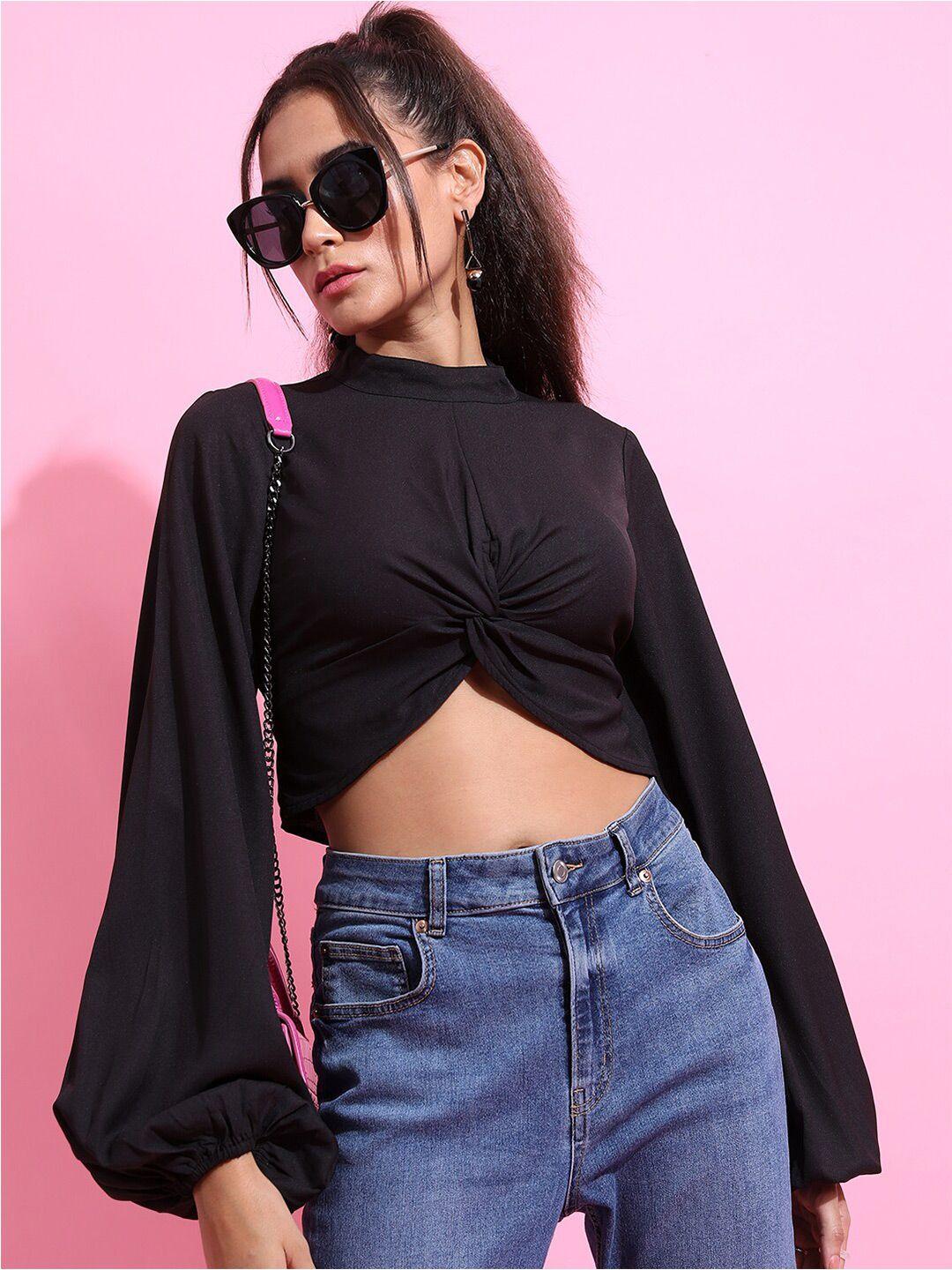 ketch styled back twisted crop top