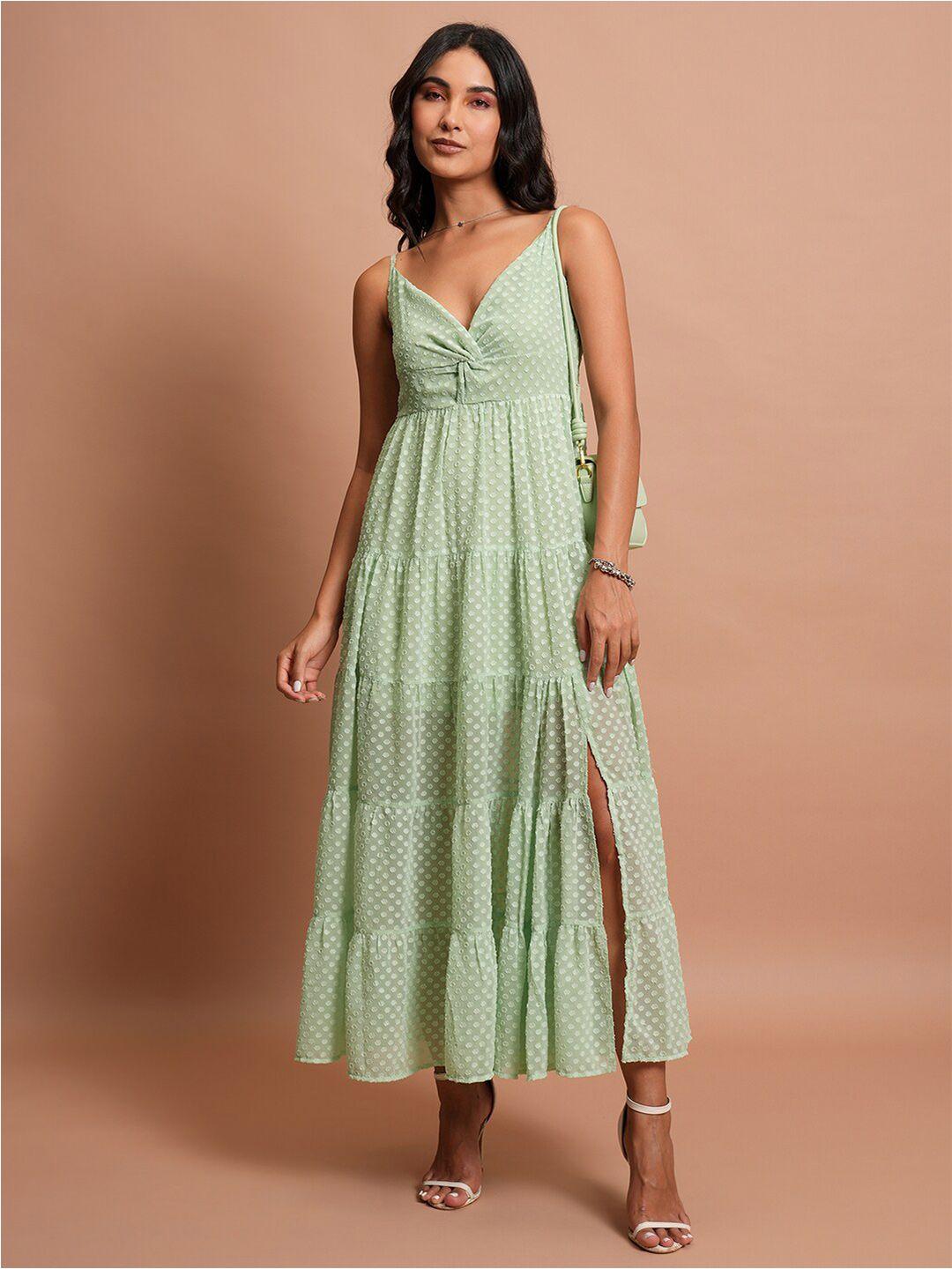 ketch green maxi dress