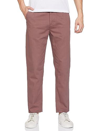 ketch men's slim casual pants (khtr000052_rose taupe