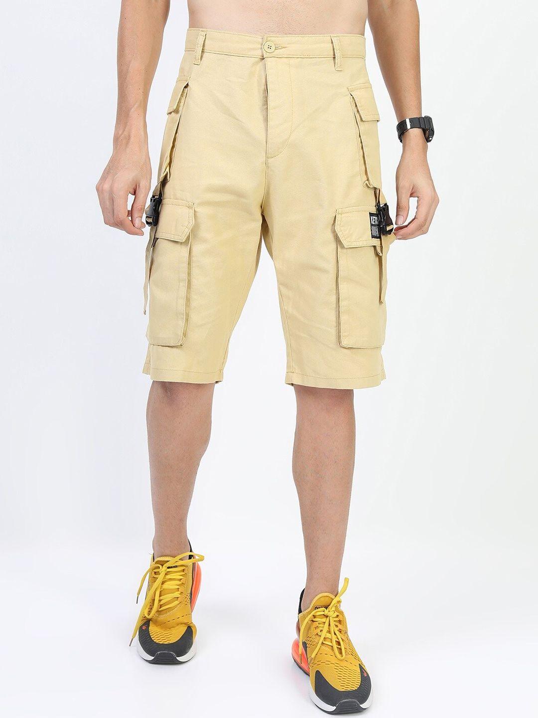 ketch men green cargo shorts