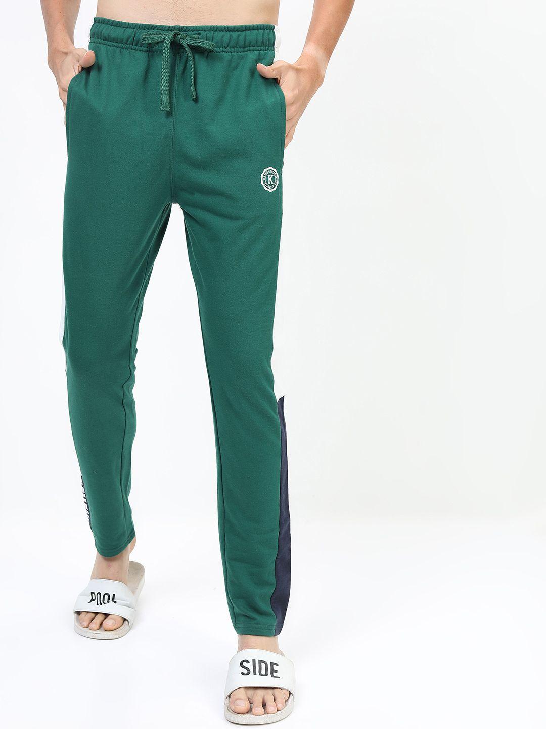 ketch men green track pant