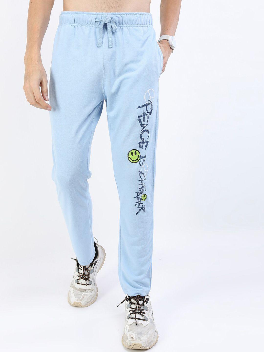 ketch men regular fit printed track pants