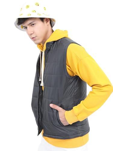 ketch mens full sleeve regular fit jacket khjk000008 grey xl