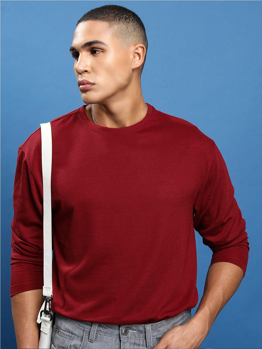 ketch round neck long sleeves oversized t-shirt