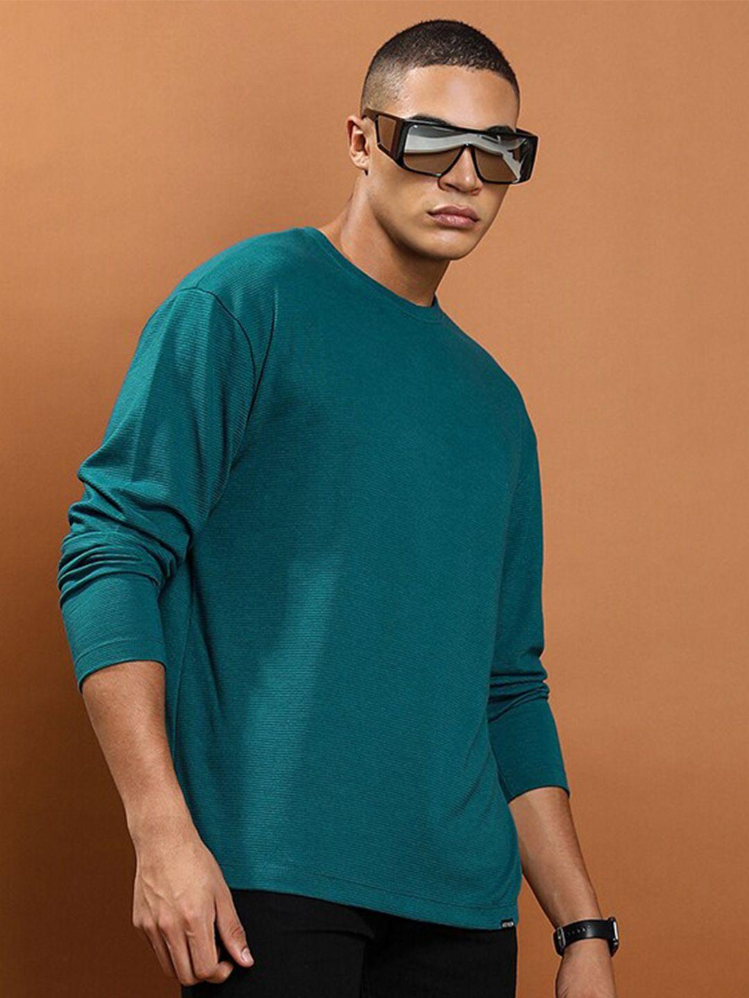 ketch round neck long sleeves oversized t-shirt