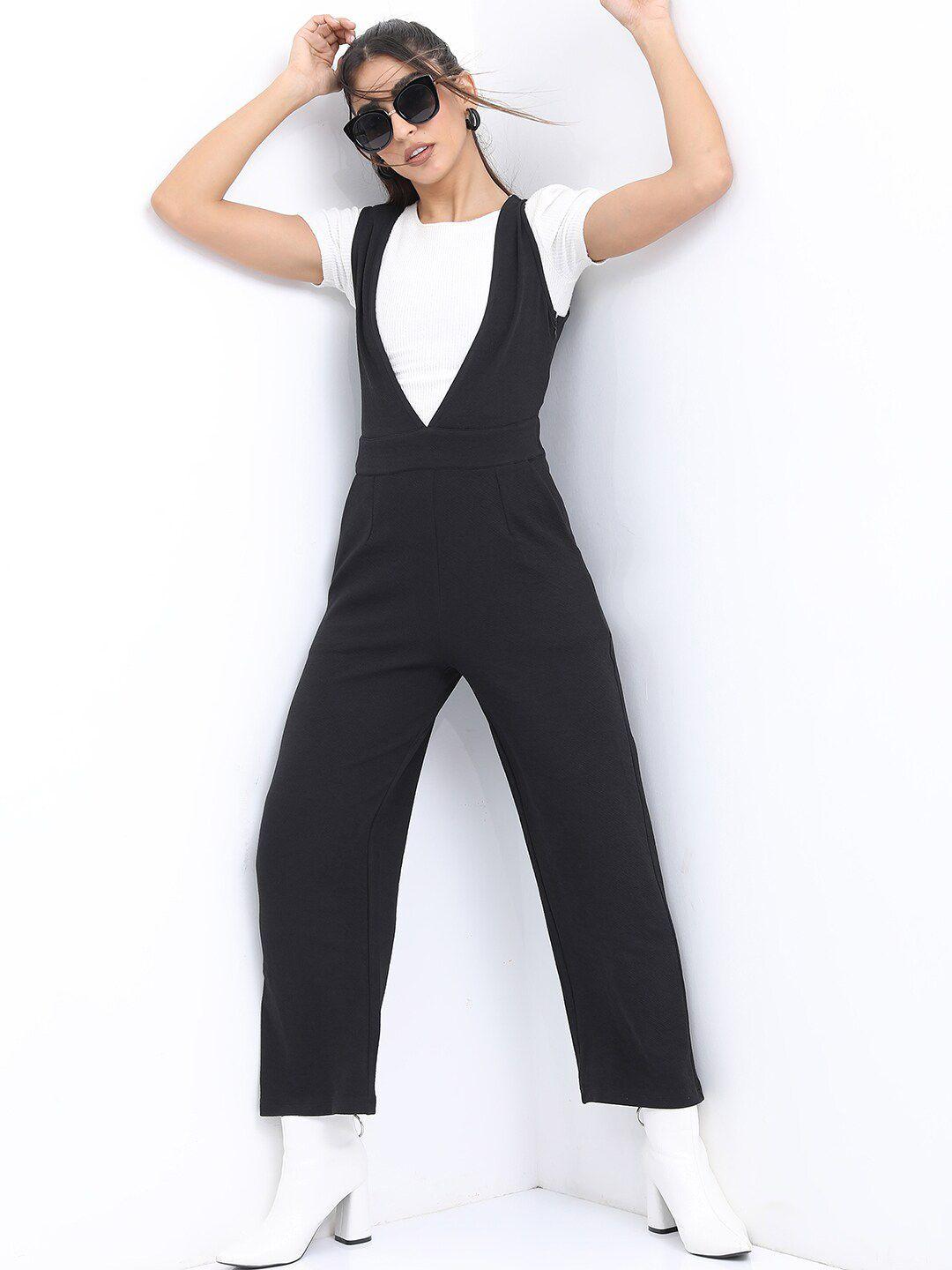 ketch v-neck basic jumpsuit