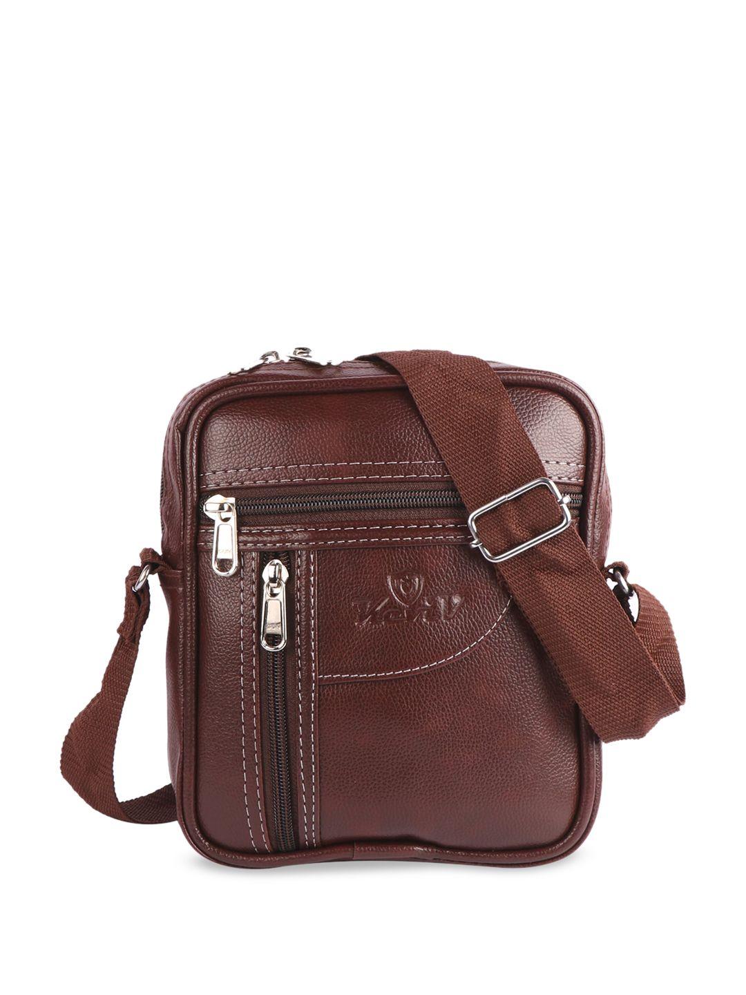 keviv men structured messenger bag