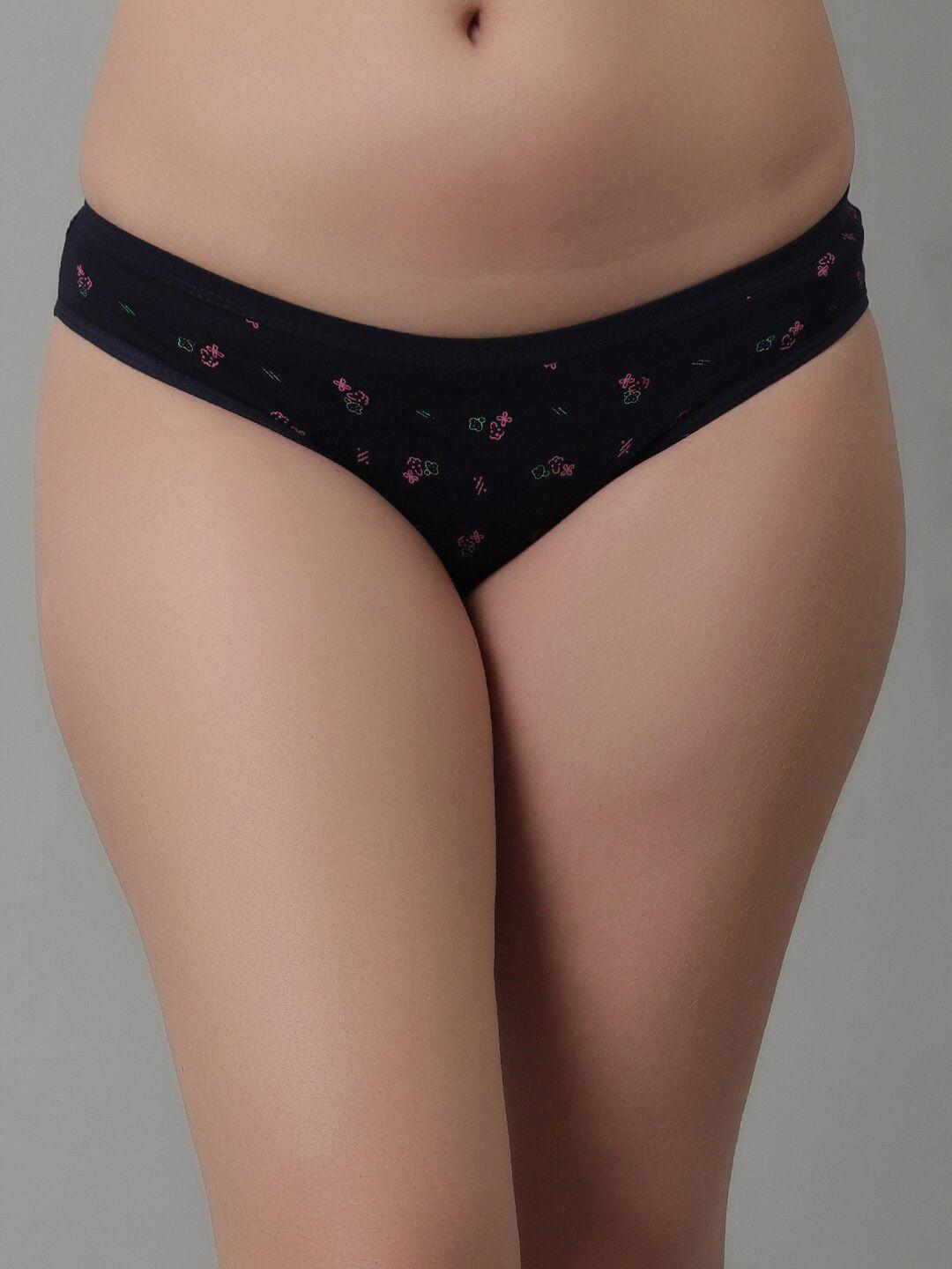 kex women printed cotton hipster brief