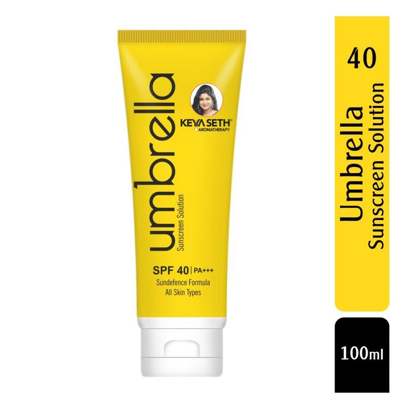 keya seth aromatherapy umbrella sunscreen solution spf 40 & pa+++