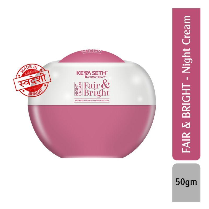 keya seth aromatherapy fair & bright night cream for brighter skin