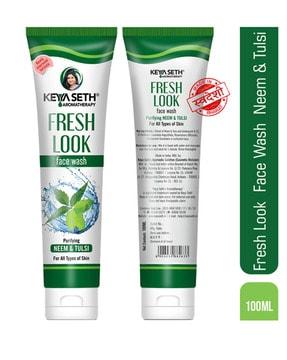 keya seth aromatherapy fresh look face wash (100ml)