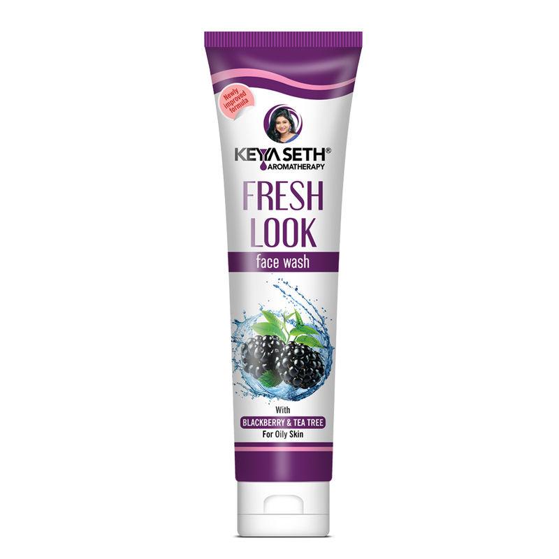 keya seth aromatherapy fresh look face wash blackberry