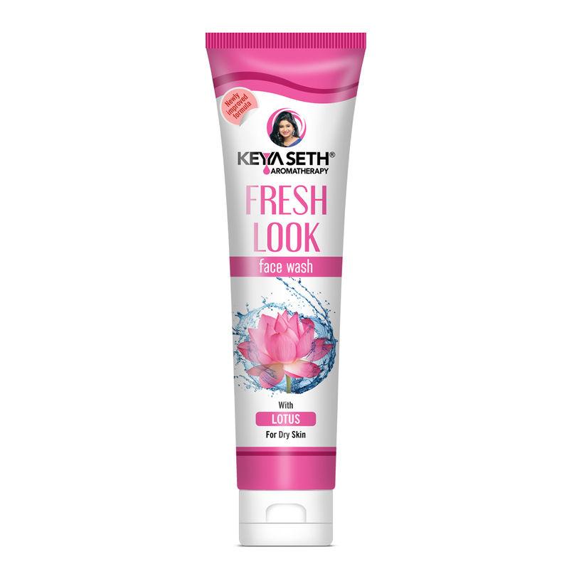 keya seth aromatherapy fresh look face wash lotus