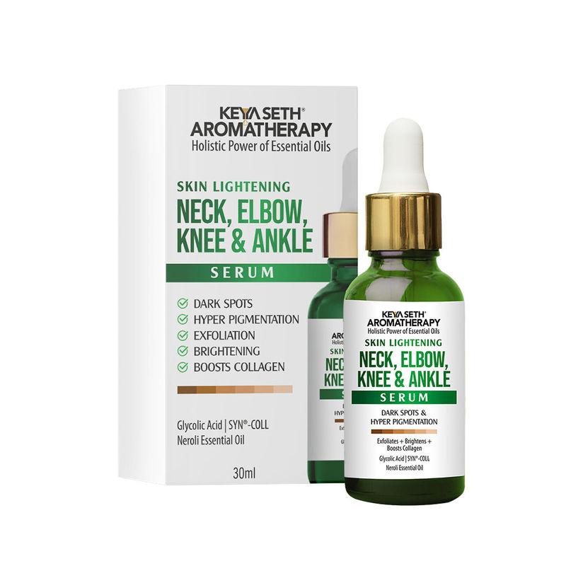 keya seth aromatherapy skin lightening neck + elbow + knee & ankle serum