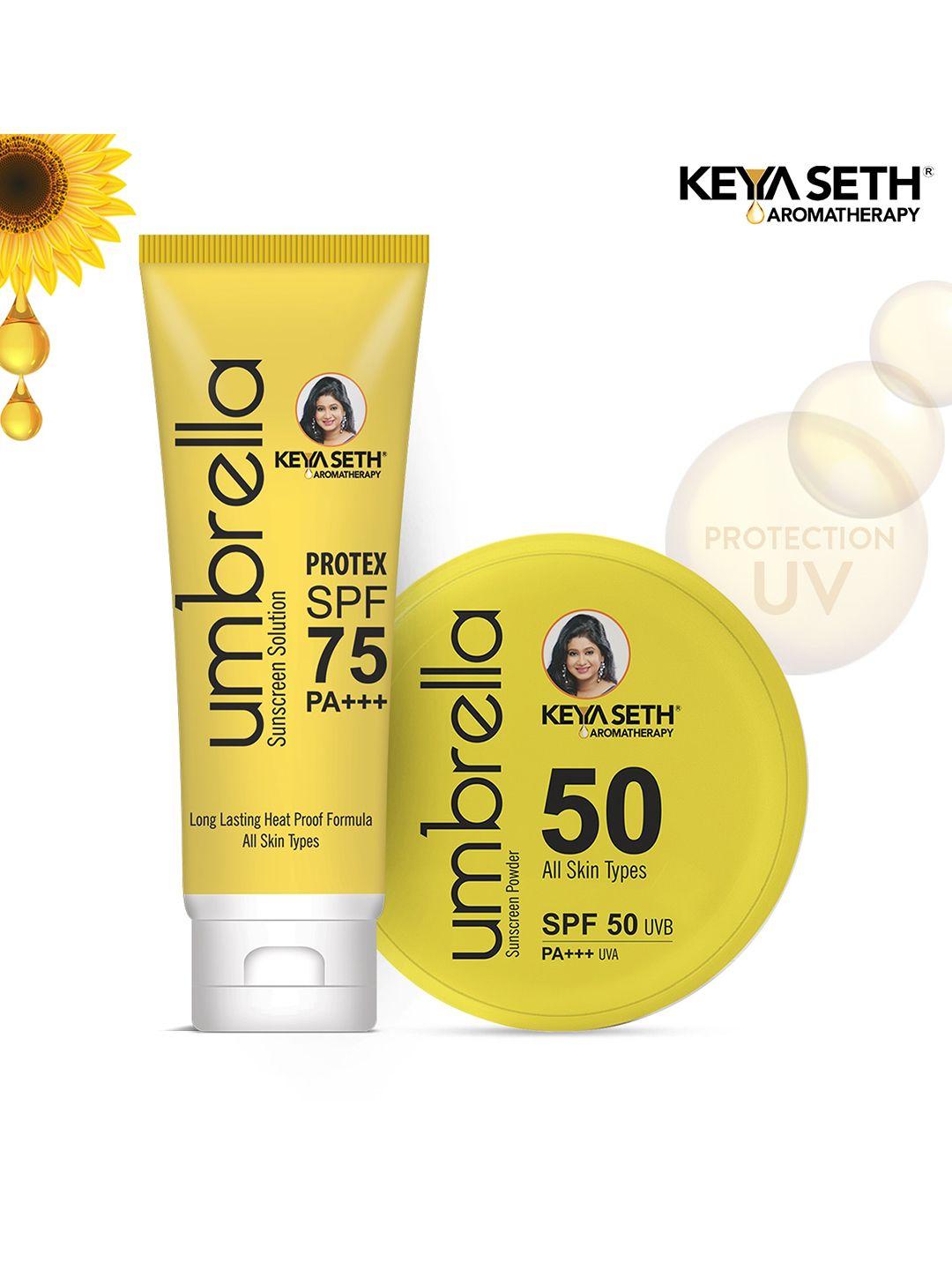 keya seth umbrella sunscreen solution - powder for all skin types