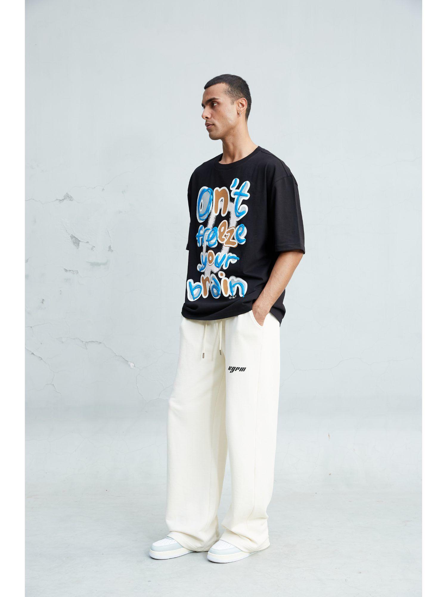 kgrm racer trackpants-white