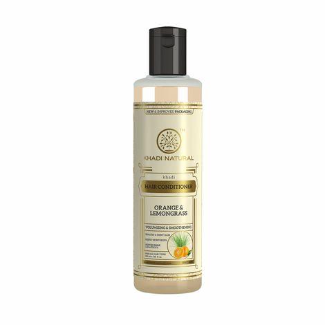 khadi natural ayurvedic orange lemongrass hair conditioner (210 ml)