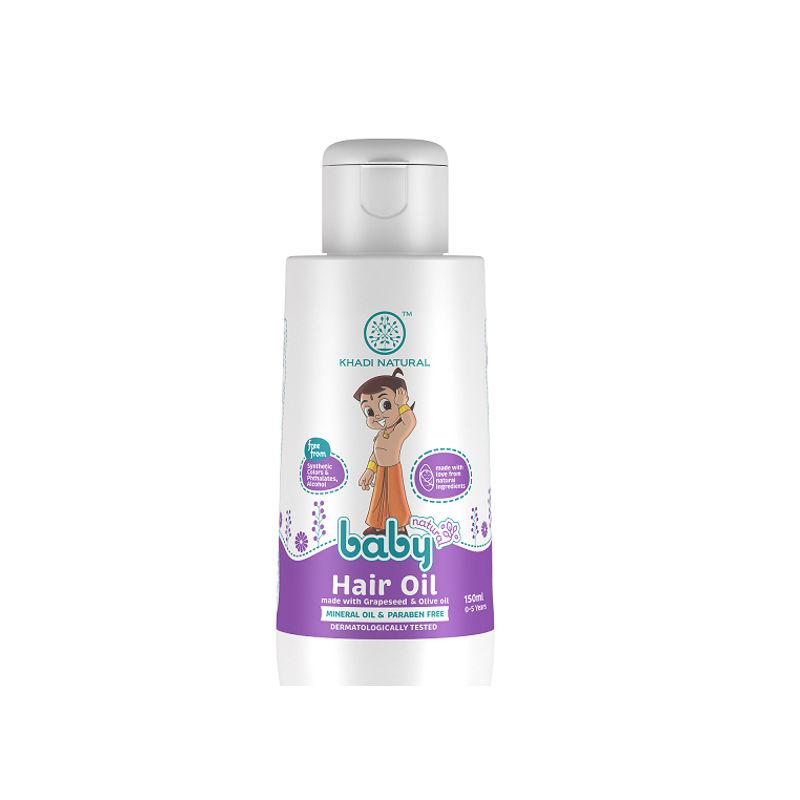 khadi natural baby hair oil with grapeseed & olive