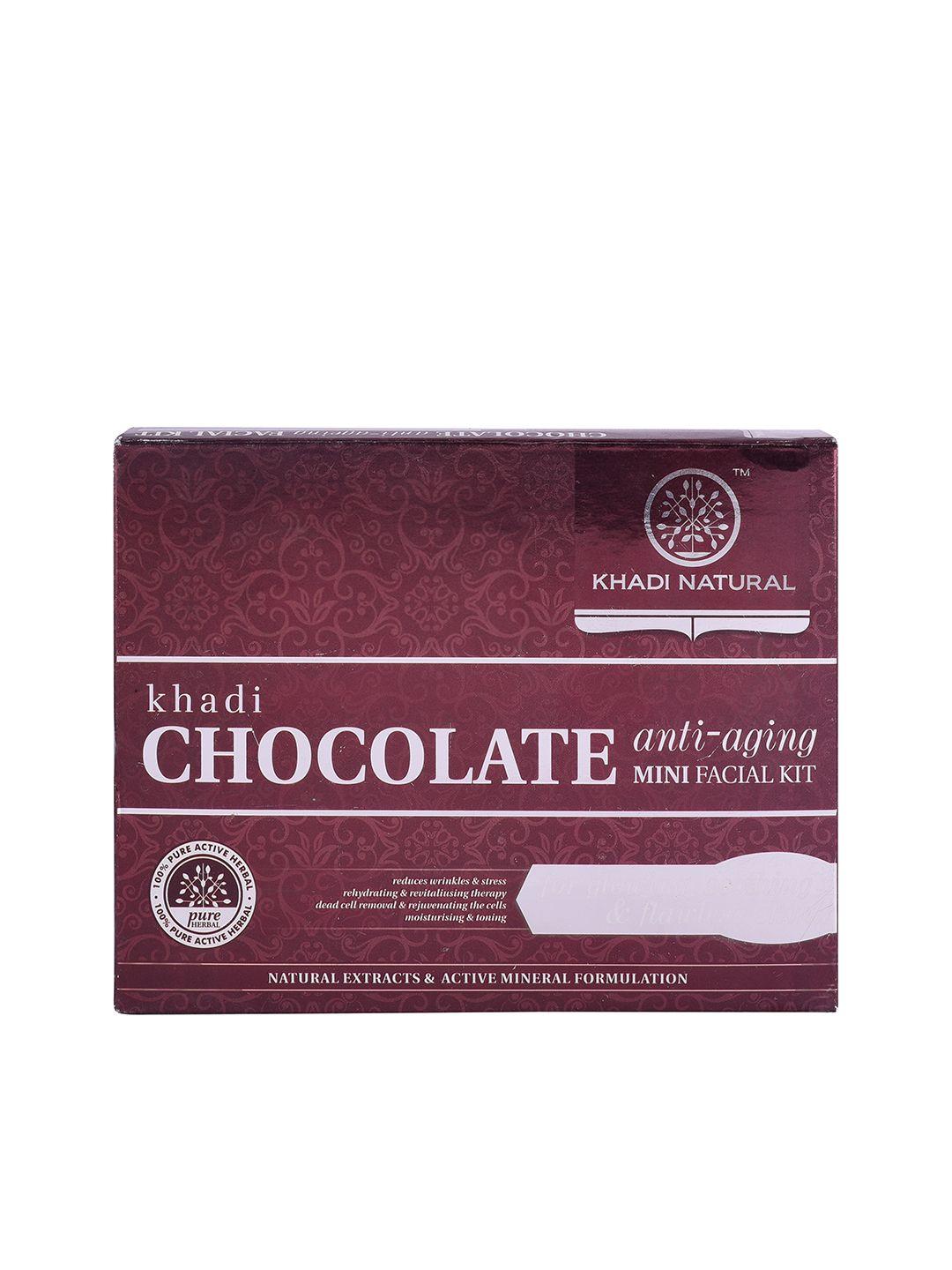 khadi natural chocolate anti-ageing mini facial kit