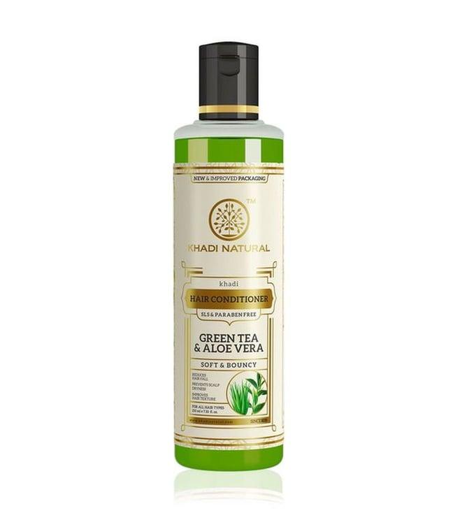 khadi natural green tea & aloe vera hair conditioner - 210 ml