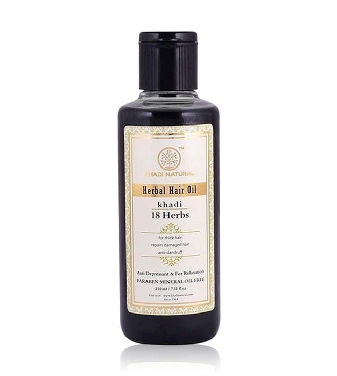 khadi natural herbal 18 herbs hair oil - 210 ml