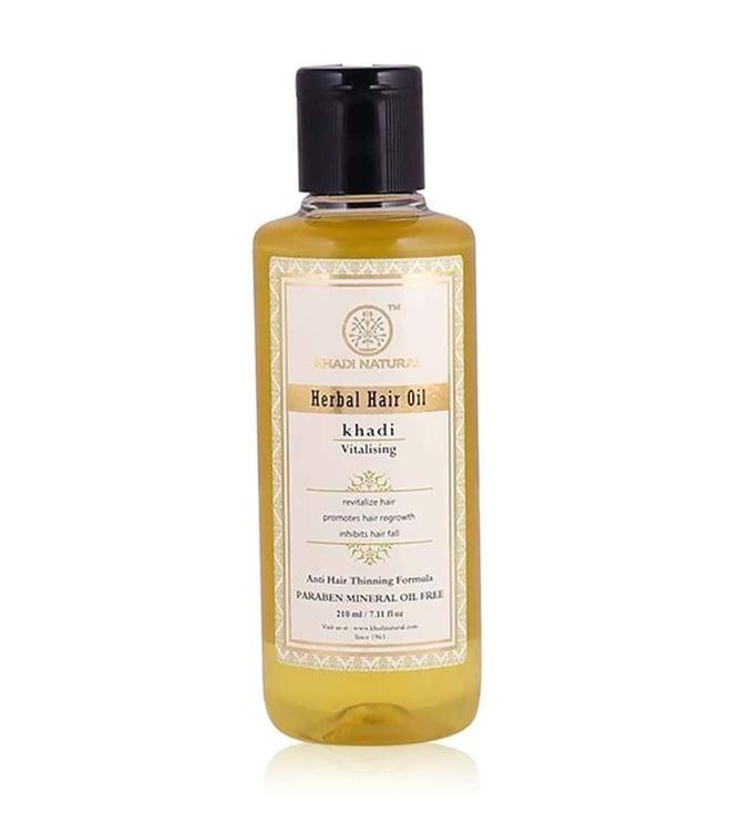 khadi natural herbal vitalising hair oil - 210 ml