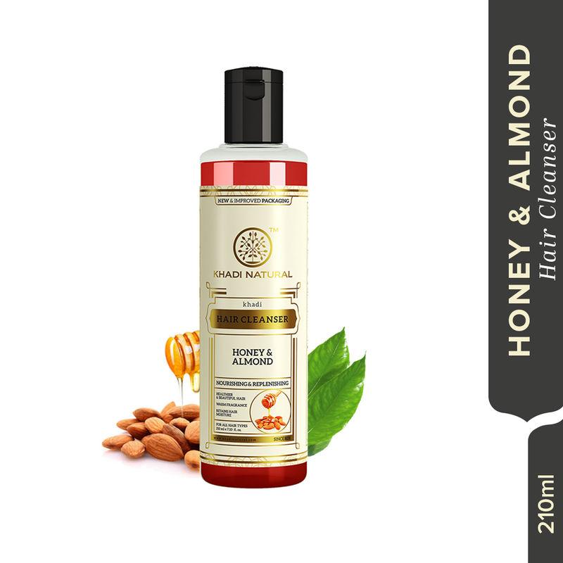 khadi natural honey & almond hair cleanser