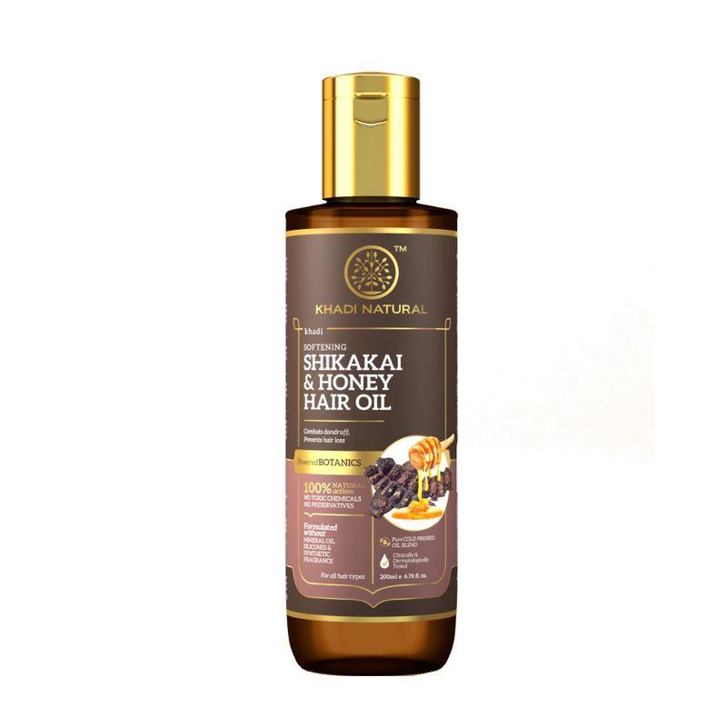 khadi natural shikakai & honey hair oil