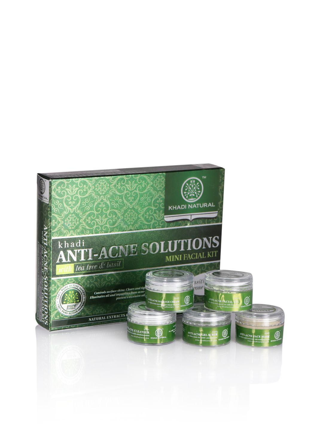 khadi natural anti-acne solutions mini facial kit