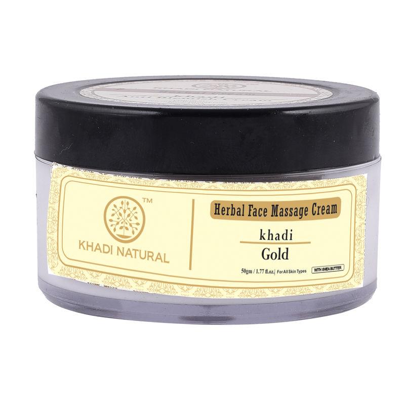 khadi natural ayurvedic face gold massage cream