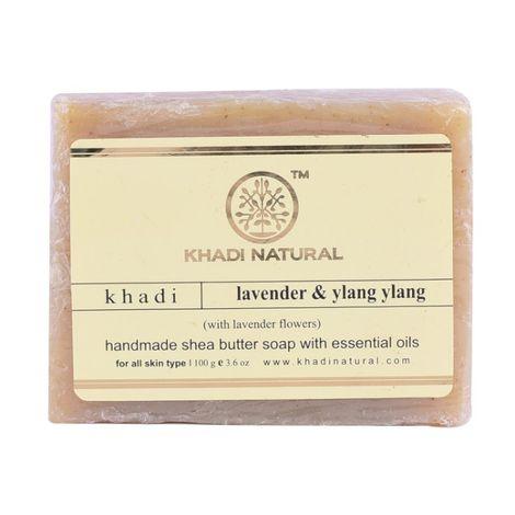 khadi natural ayurvedic lavender ylang ylang soap (100 g)
