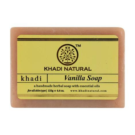 khadi natural ayurvedic vanilla soap (125 g)