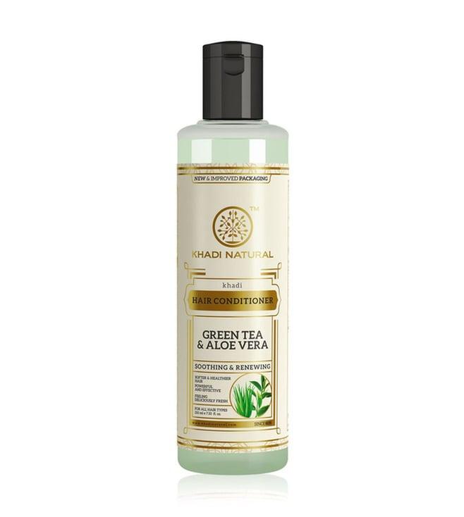 khadi natural green tea & aloe vera hair conditioner - 210 ml