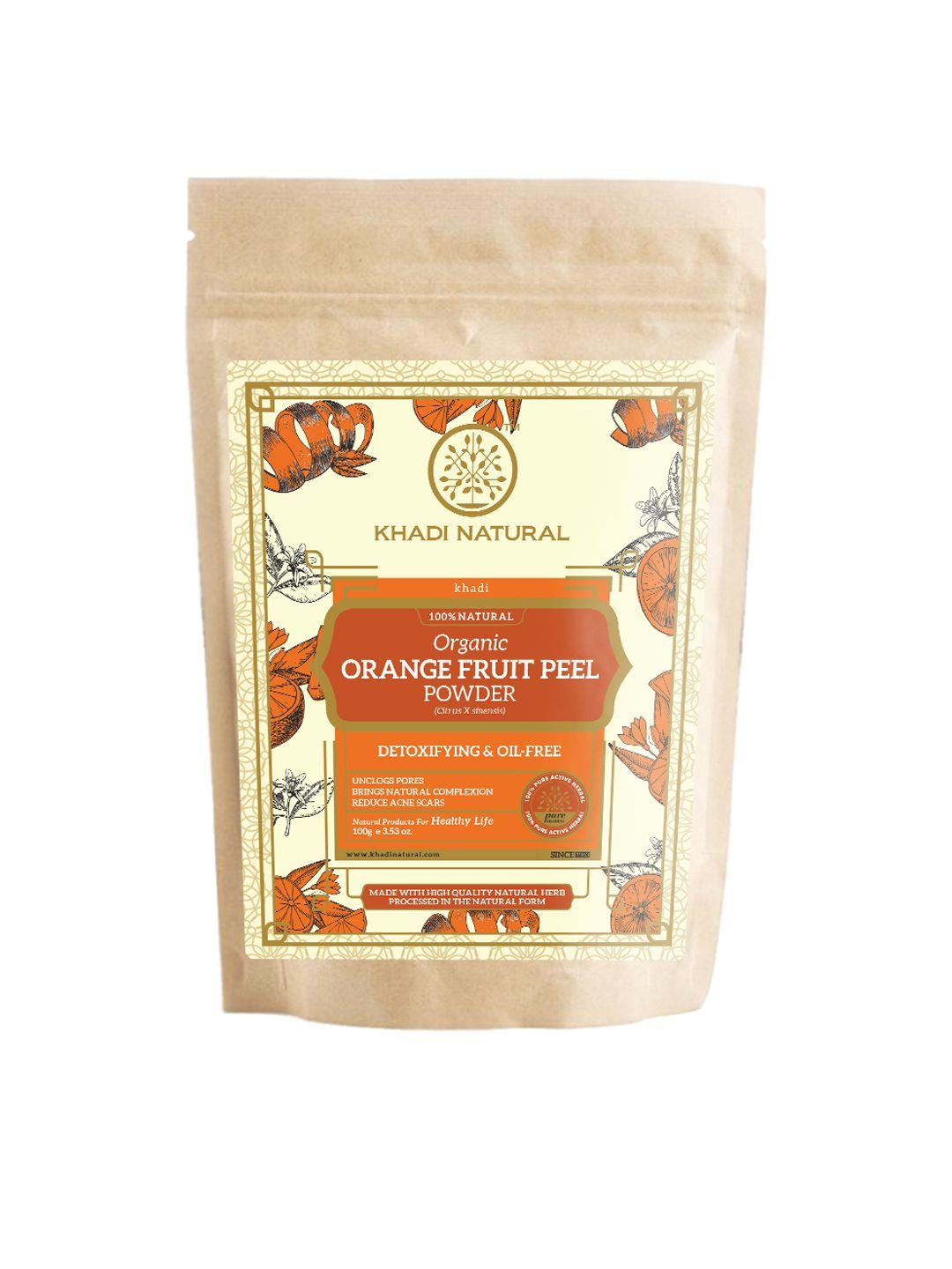 khadi natural herbal orange fruit peel organic powder