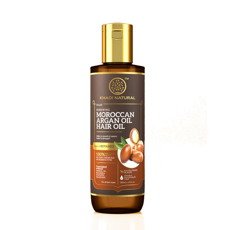 khadi natural moroccan argan hair oil