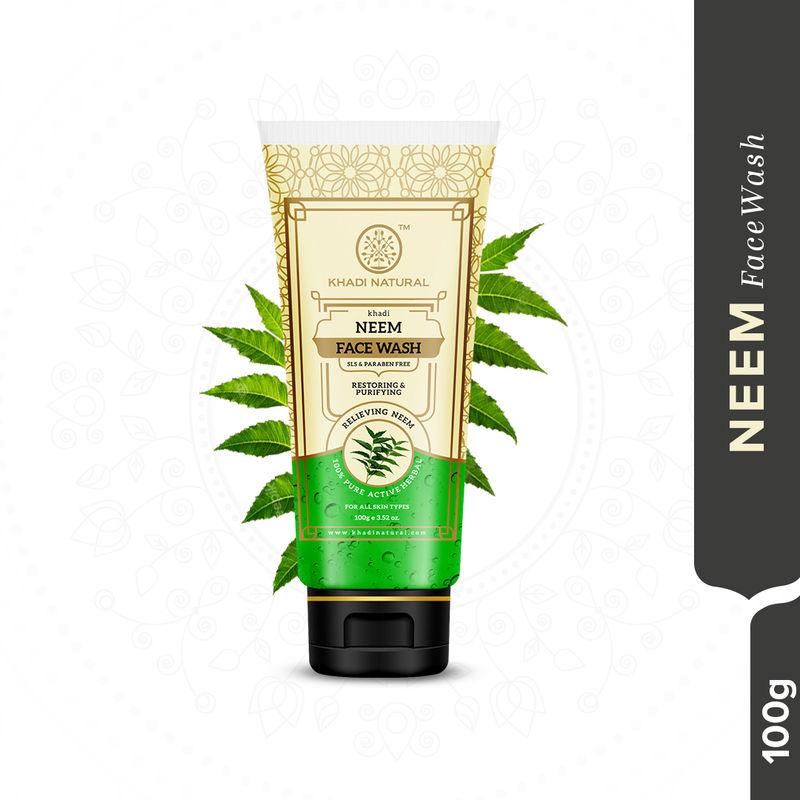 khadi natural neem face wash