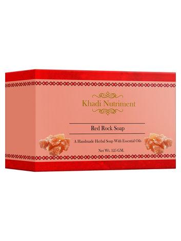 khadi nutriment red rock soap (125 g)