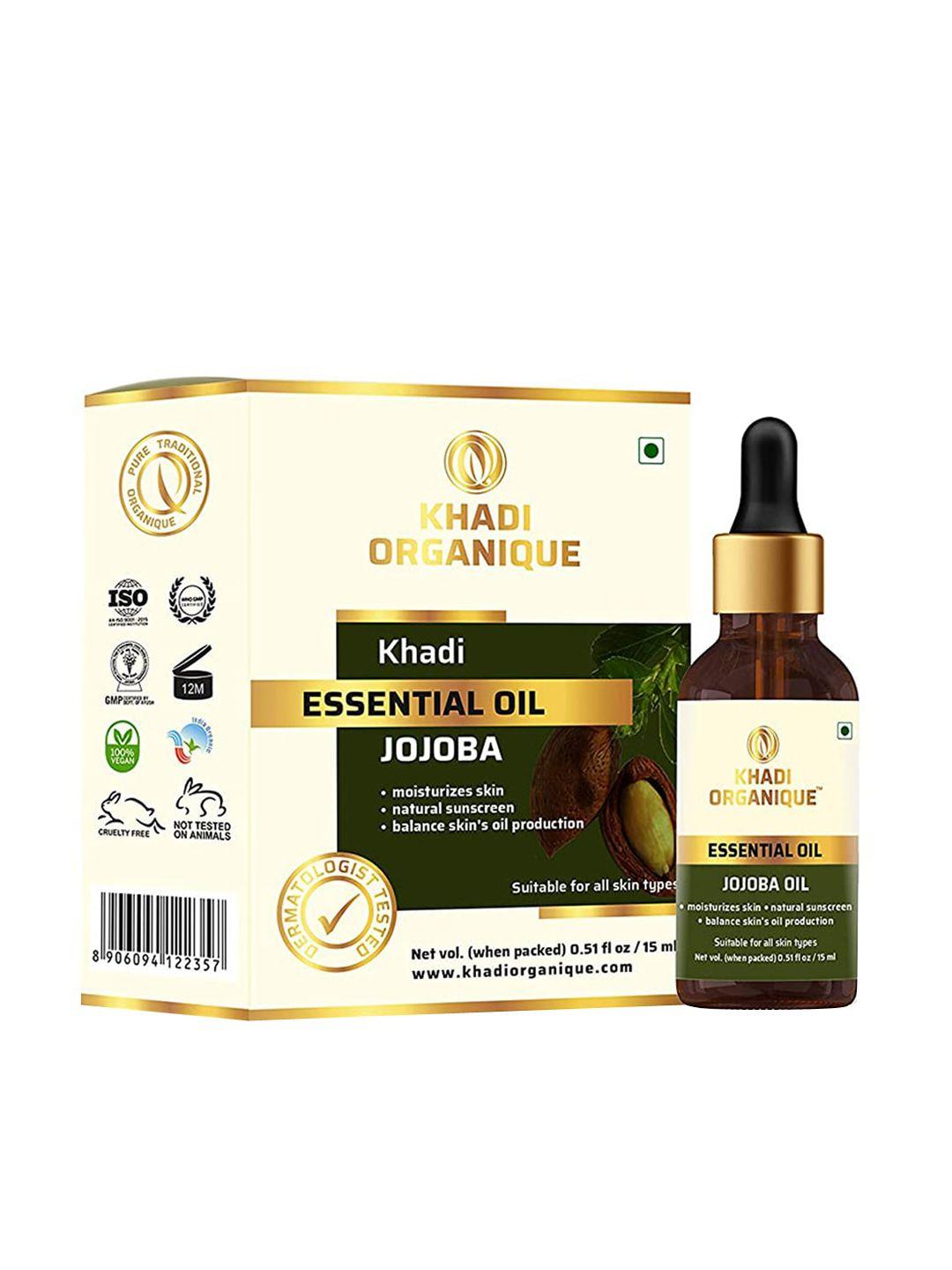 khadi organique jojoba organic essential body oil - 15 ml