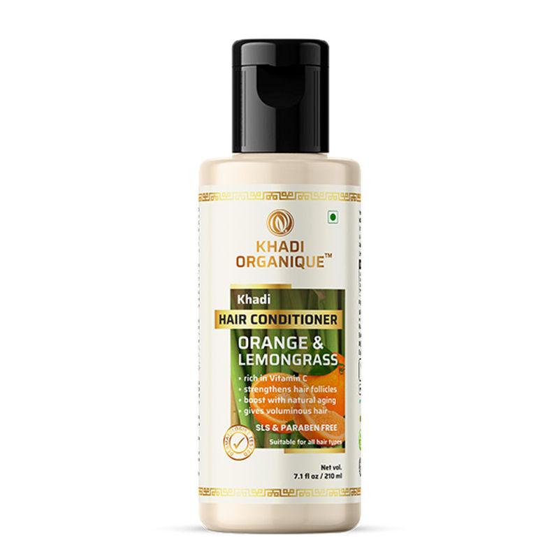 khadi organique orange lemongrass hair conditioner