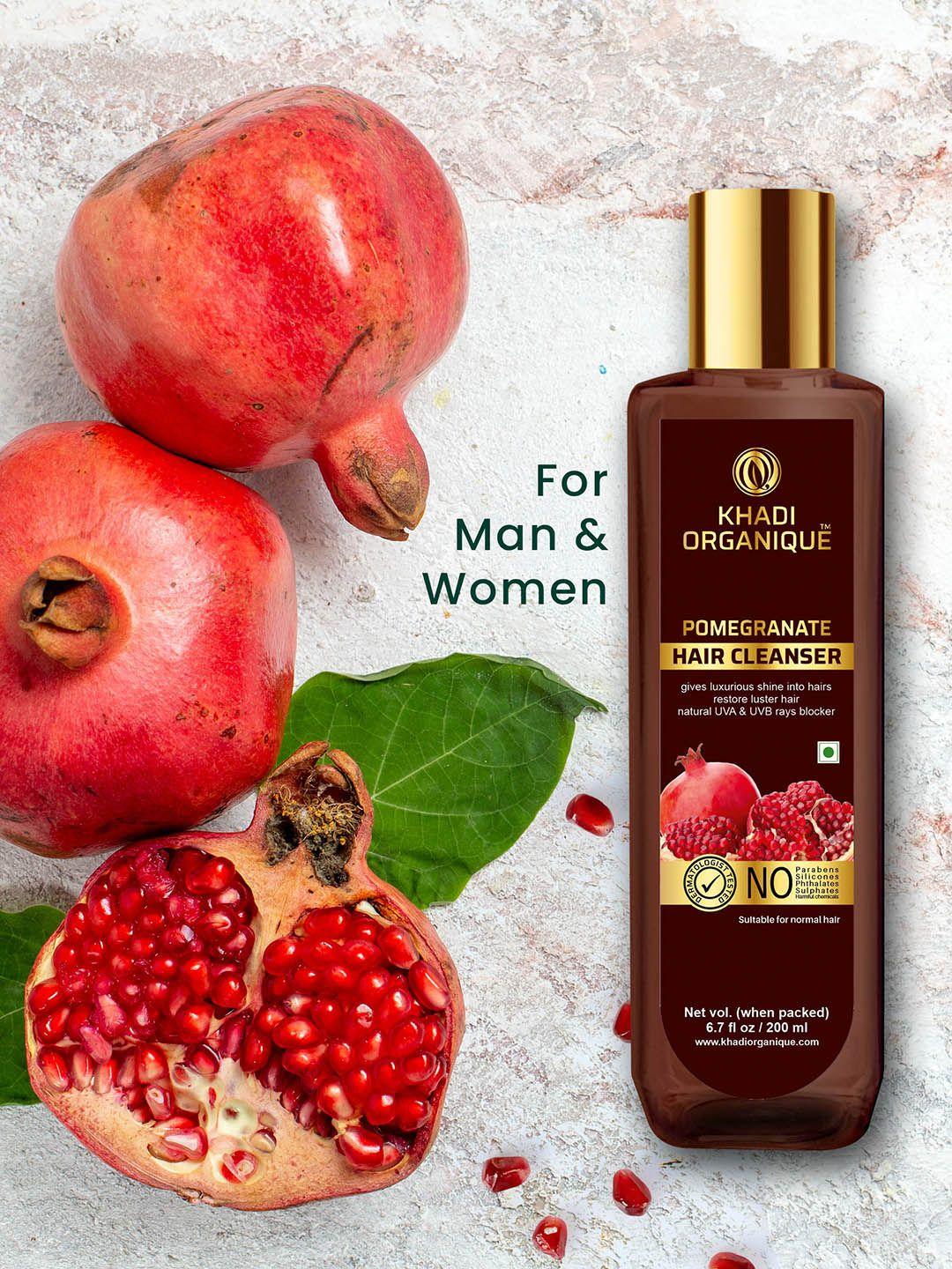 khadi organique pomegranate hair cleanser 200ml