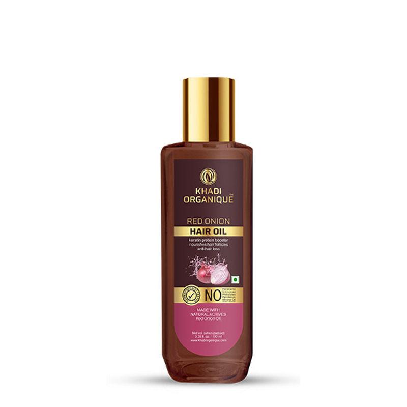 khadi organique red onion hair oil