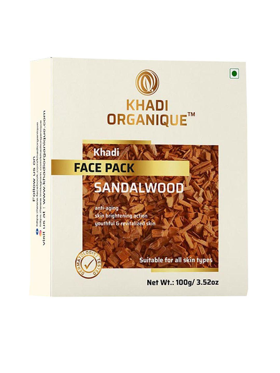 khadi organique sandalwood face mask 100 g