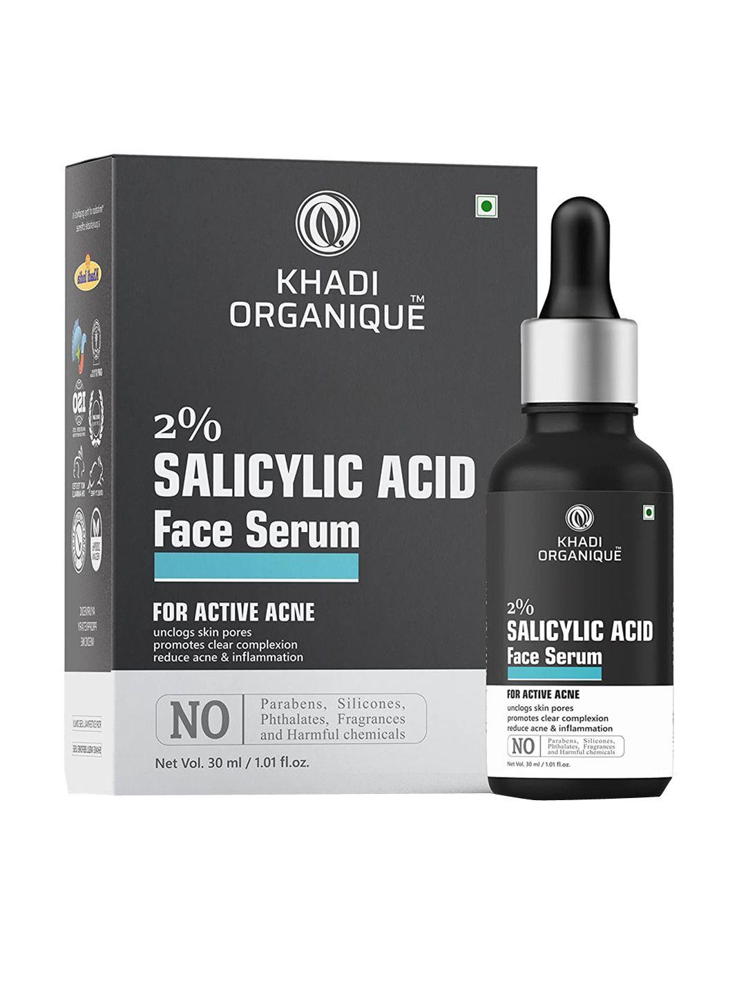 khadi organique transparent salicylic acid face serum
