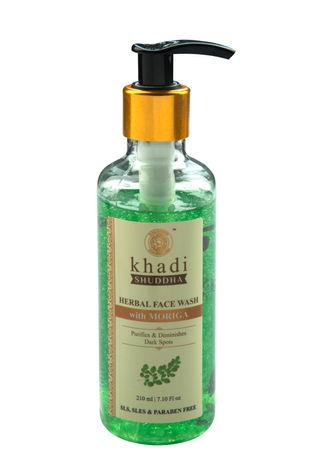 khadi shuddha herbal face wash with moringa (210 ml)