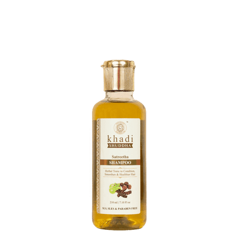 khadi shuddha satreetha shampoo (210 ml)