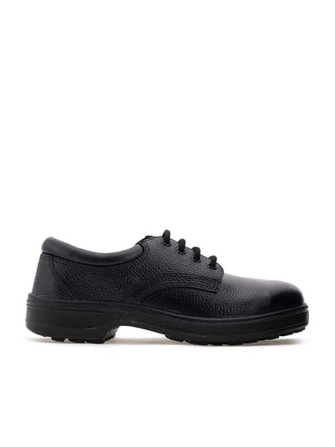 khadim's men's black derby shoes