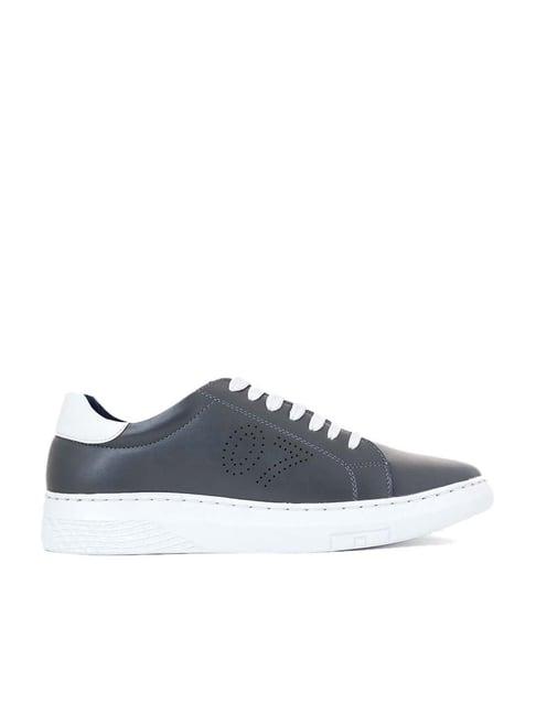 khadim men's grey casual sneakers