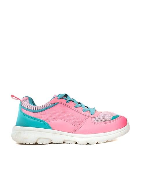 khadim men's pink running shoes